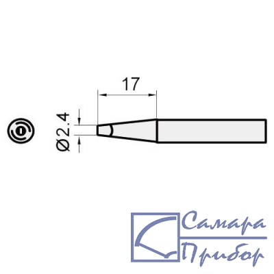 жало сменное (клин 2.4 мм) 5SI-216N-2.4D