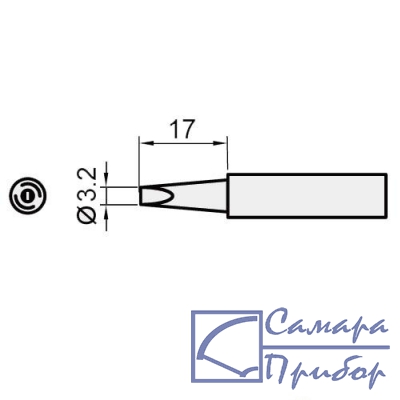 жало сменное (клин 3.2 мм) 5SI-216N-3.2D