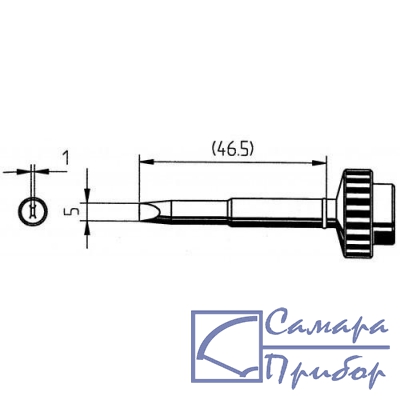клин 5мм, толщина 1мм (к TechTool) 612GD-LF