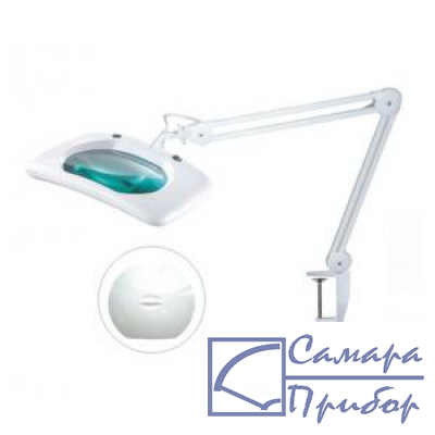 светодиодная лампа-лупа с прямоугольным плафоном и диммером 8069D2LED-A 3D
