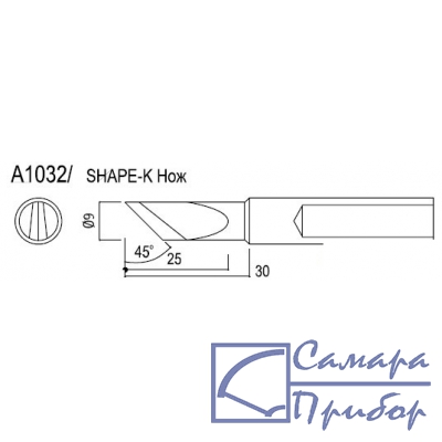 сменные головки для HAKKO 456 A 1032 (K)