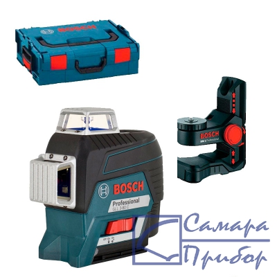 лазерный уровень Bosch GLL 3-80 C (12 V) + BM 1 + L-BOXX