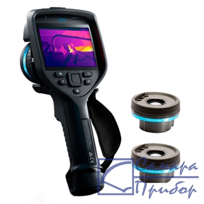 тепловизор с широкоугольным объективом и телеобъективом FLIR E76/42°/14°