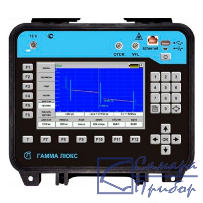 оптический рефлектометр на 3 длины волны Гамма Люкс M1 1310/1550/1490