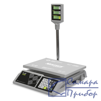 торговые настольные весы M-ER 326 ACP-15.2 Slim LCD Белые