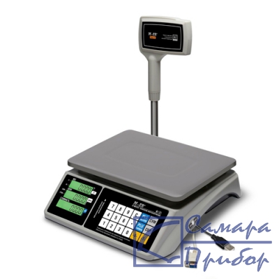 торговые настольные весы M-ER 328 ACPX-32.5 TOUCH-M LCD RS232 и USB