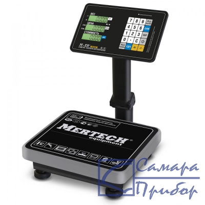 напольные торговые весы M-ER 333 ACPU-32.5 с расчетом стоимости LCD
