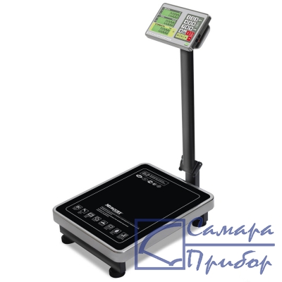 напольные торговые весы M-ER 335 ACLP-150.20 TURTLE с расчетом стоимости LCD