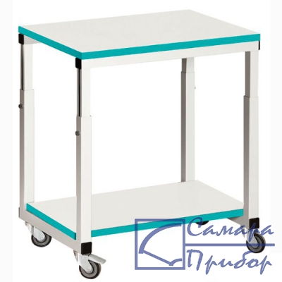cтол подкатной лабораторный 1000*700мм ПС-10 LAB RAL9010 HPL