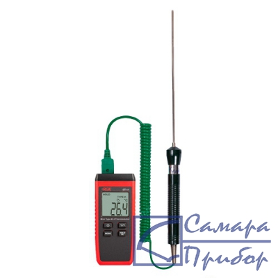 контактный термометр с погружным зондом температуры RGK CT-11+TR-10W