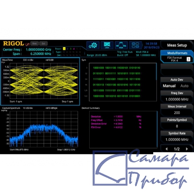 опция векторного анализа RSA5000-VSA