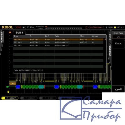 опция декодирования CAN для DS4000 SD-CAN-DS4000